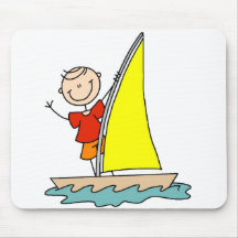 Girl Sailing Mousepad