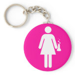 Girl Scientist keychains