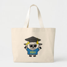 Girl Sheep Blue & Gold 2011 Grad Bags