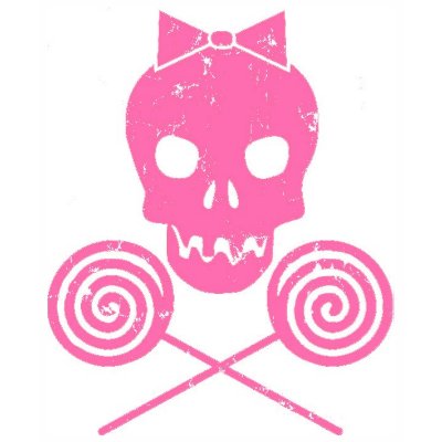 Girl Skull Pink Tank Top by stuartmoore