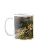 Girl Sliding Down Water Fall - John LaFarge Mug