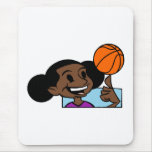 Girl spinning ball