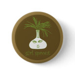 Girl Sprout buttons