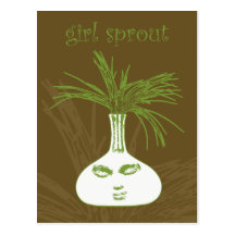 Girl Sprout Postcards