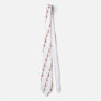 girl stepping on heart neck tie