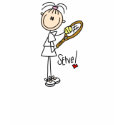 Girl Tennis Player Serve t-shirts