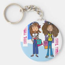 Girl Time Keychains