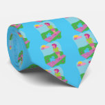 Girl Walking Dog ties