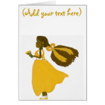 Girl wind (customisable card)