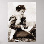 Girl with a Kodak posters