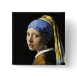 Girl With a Pearl Earring buttons