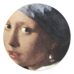 Girl With a Pearl Earring (detail) stickers