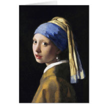 Girl with a Pearl Earring, Jan Vermeer Card
