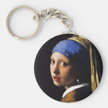Girl with a Pearl Earring Key Chain