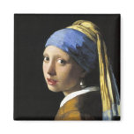 Girl With a Pearl Earring magnets