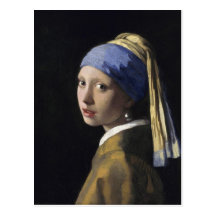 Girl with a Pearl Earring Post Cards