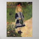 Girl with a Watering Can by Pierre Auguste Renoir posters