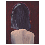 GIRL WITH BLACK HAIR flyers