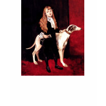 Girl with Greyhound