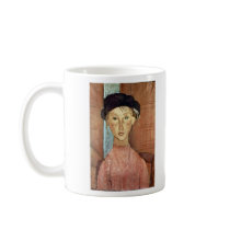 Girl with Hat by Amedeo Modigliani Mugs