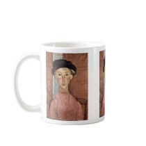 Girl With Hat By Modigliani Amedeo Coffee Mug