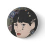 Girl With Kaleidoscope Eyes Button