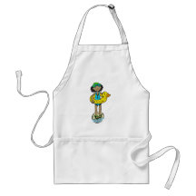 Girl with Pool Toy Apron