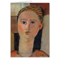 Girl with red hair, 1915 cards