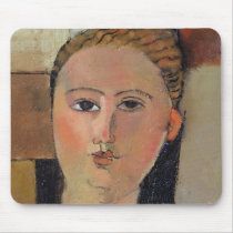 Girl with red hair, 1915 mouse pad