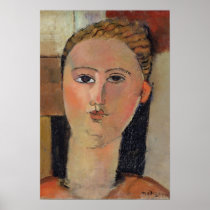 Girl with red hair, 1915 print