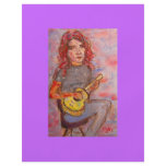 girl with red hair and ukulele flyers