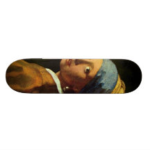 Girl with the Pearl Earring Skate Deck