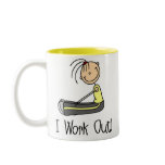 Girl Working Out Mug