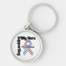 Girlfriend - Military Supporting My Hero Keychain