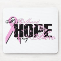 Girlfriend My Hero - Breast Cancer Hope Mouse Pads