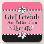 Girlfriend Therapy Cork Coaster