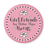 Girlfriend Therapy Refrigerator Magnet