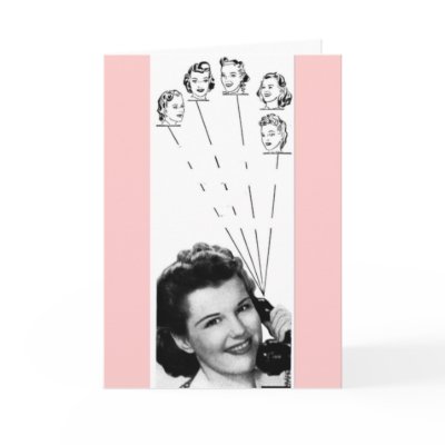 Girlfriends Card by barefootinparis
