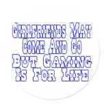 Girlfriends Come And Go Stickers