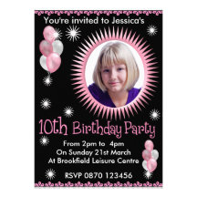 13th Birthday Party Invitations on Personalised Birthday Invitations  207 Personalised Birthday Invites