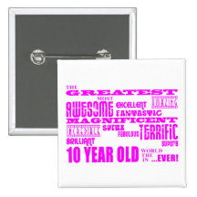 Girls 10th Birthdays : Pink Greatest 10 Year Old