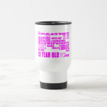 Girls 13th Birthdays : Pink Greatest 13 Year Old Coffee Mugs