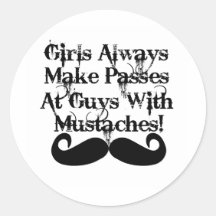 Girls always make passes... stickers