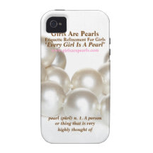 Girls Are Pearls Tough Case Case-Mate iPhone 4 Cover