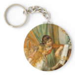 Girls at the Piano keychains
