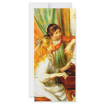 Girls at the Piano Rack Cards rack cards