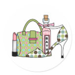Girls Bags and Shoes Two stickers