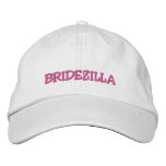 Girl's Baseball cap "Bridezilla hat" wedding hat embroidered hats