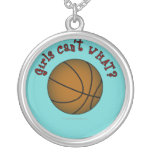 Girls Basketball - Brown/Red Pendants