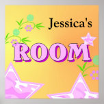 Girl's Bedroom Design posters